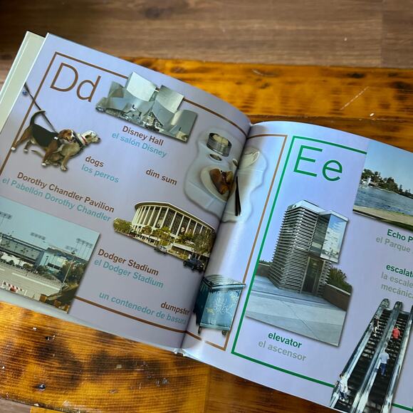 All About Cities ABC In Los Angeles English/Spanish Hardcover Book - Picture 3 of 7